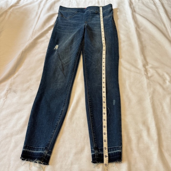 Spanx Small Skinny Jeans ~ Pull On Slimming Stretch Distressed - Picture 6 of 8